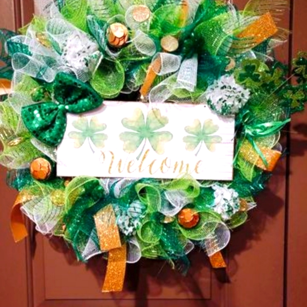 St Patrick's day Wreath